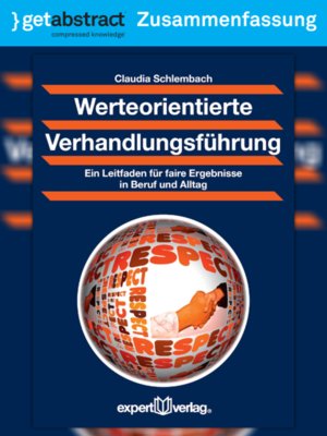 cover image of Werteorientierte Verhandlungsführung (Zusammenfassung)